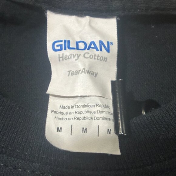 EUC Gildan Johnnys Bar Women's Black T-Shirt White Font Size Medium - Picture 5 of 9